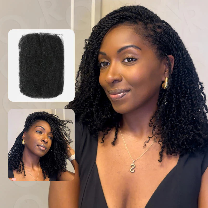 Locsology™ Afro Kinky Bulk Hair